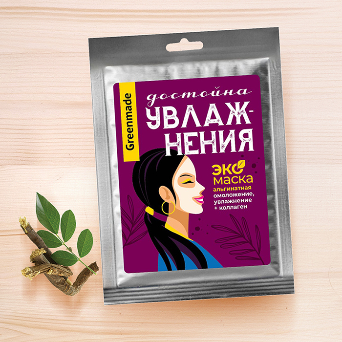 Альгинатная Эко маска. Омоложение, увлажнение + коллаген